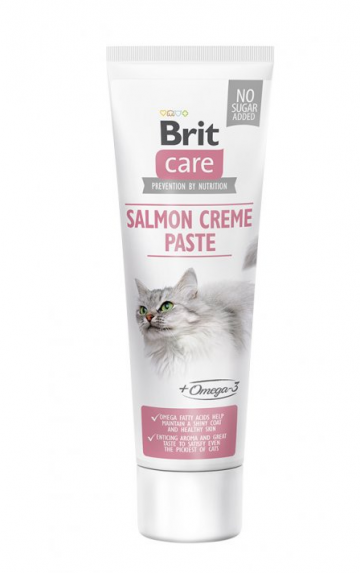 Brit Care Cat Paste Salmon creme 100g Brit Care Cat Paste Salmon creme 100g