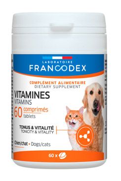 Francodex Vitamins pes, kočka 60tab Francodex Vitamins pes, kočka 60tab