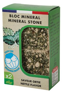 Minerální kámen EDEN hlodavci kopřiva 2x100g Zolux Minerální kámen EDEN hlodavci kopřiva 2x100g Zolux