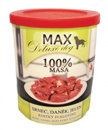 MAX deluxe srnec, daněk, jelen 800g MAX deluxe srnec, daněk, jelen 800g