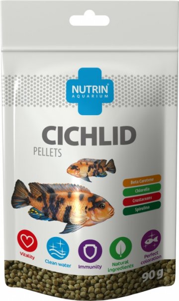 NUTRIN Aquarium - Cichlid Pellets 90g (250ml)
