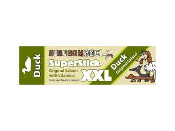 Huhubamboo Superstick - Kachní salám XXL 30g Huhubamboo Superstick - Kachní salám XXL 30g