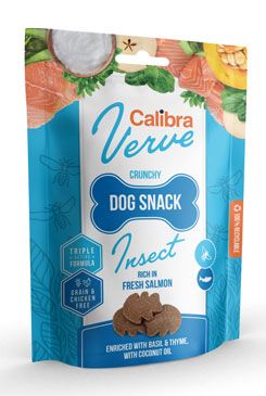 Calibra Dog Verve Crunchy Snack Insect&Salmon…