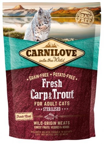 Carnilove Cat Fresh Carp & Trout - Sterilized 0,4kg