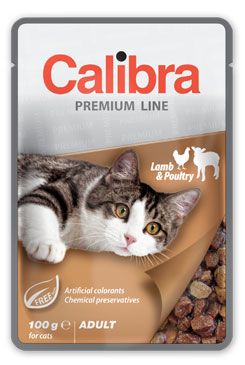 Calibra Cat kapsa Premium Adult Lamb & Poultry 6x100g