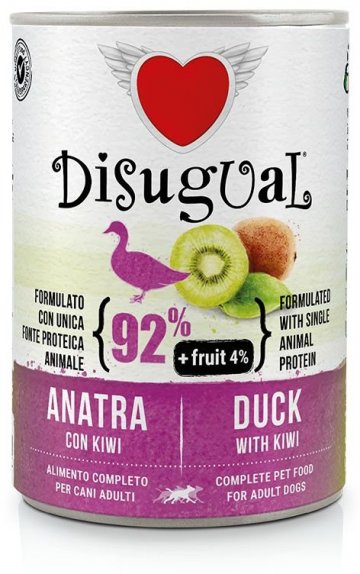 Disugual Fruit Dog Duck with Kiwi konzerva 400g