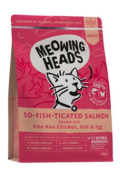 MEOWING HEADS So-fish-ticated Salmon 450g