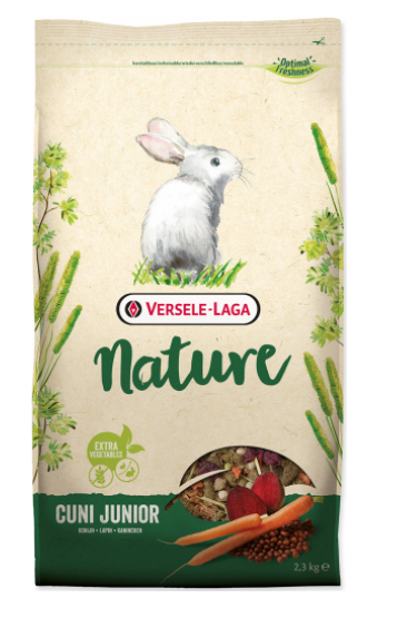 Nature Cuni Junior pro králíky 2,3kg Nature Cuni Junior pro králíky 2,3kg