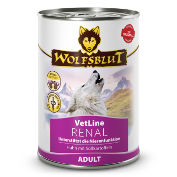 Wolfsblut VetLine konz. Renal 395g - kuře s batáty