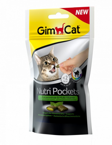 GimCat Nutri Pockets šanta a multivitamínová pasta 60g GimCat Nutri Pockets šanta a multivitamínová pasta 60g