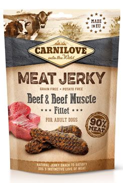 Carnilove Dog Jerky Beef with Beef Muscle Fillet…