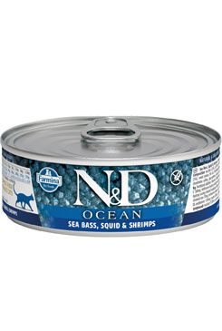 N&D CAT OCEAN Adult Tuna & Squid & Shrimps 80g N&D CAT OCEAN Adult Tuna & Squid & Shrimps 80g