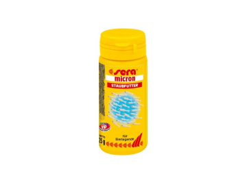 Sera růstové krmivo pro mladé ryby jikernatých druhů Micron 50ml Sera růstové krmivo pro mladé ryby jikernatých druhů Micron 50ml