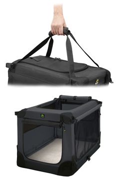 Přepravka MAELSON pro psy nylon černá XXL/105x72x81cm Přepravka MAELSON pro psy nylon černá XXL/105x72x81cm