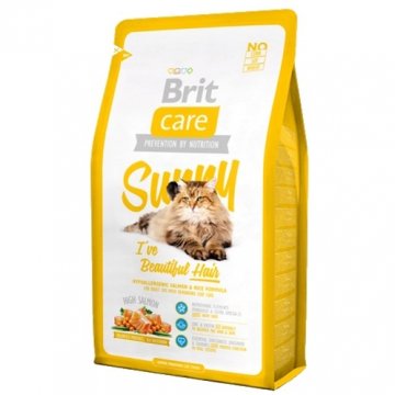 Brit Care Cat Sunny Beautiful Hair 2kg Brit Care Cat Sunny Beautiful Hair 2kg
