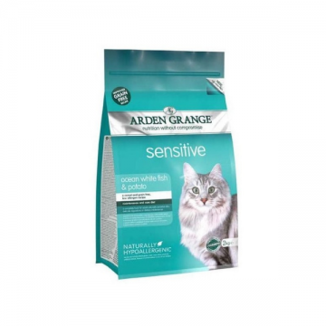 Arden Grange Adult Cat Sensitive Ocean White Fish & Potato grain free 4 kg