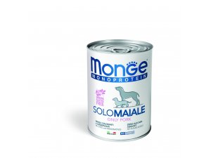 Monge Dog SOLO GRAIN FREE Vepř monoprotein 400g/24bal