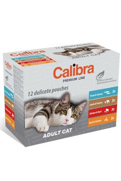 Calibra Cat kapsa Premium Adult multipack 3x(12x100g)