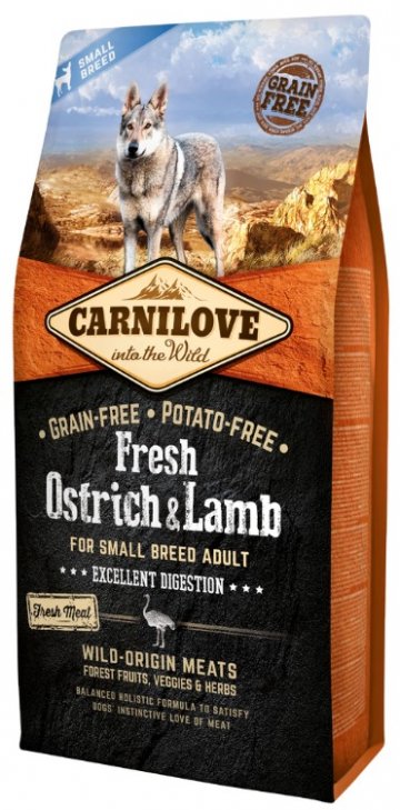 Carnilove Dog Fresh Ostrich & Lamb for small…