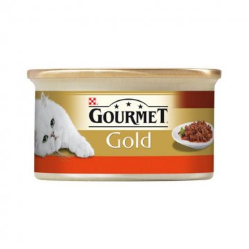 Konzerva Gourmet Gold hovězí 48x85g Konzerva Gourmet Gold hovězí 48x85g