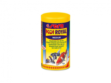 Sera základníé krmivo pro koi a iostatní jezírkové ryby Koi Royal Medium 1000ml Sera základníé krmivo pro koi a iostatní jezírkové ryby Koi Royal Medium 1000ml