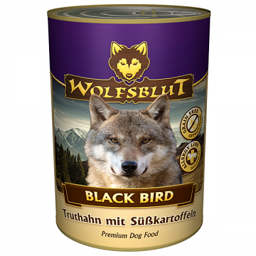 Wolfsblut konz. Black Bird Adult 800g - krůtí s batáty