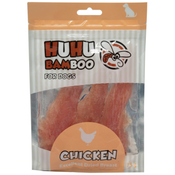 Huhubamboo Excellent - Sušená kuřecí prsa 75g