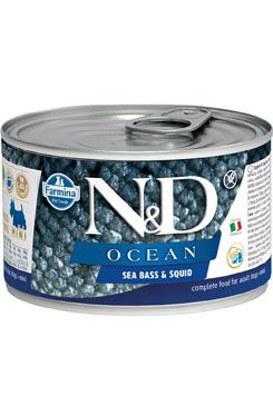 N&D DOG OCEAN Adult Codfish & Squid Mini 140g