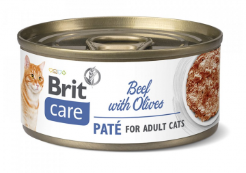 Brit Care Cat Beef Paté with Olives 70g Brit Care Cat Beef Paté with Olives 70g