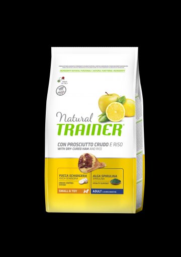 TRAINER Natural Small&Toy Adult Prosciutto a rýže 800g