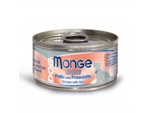 MONGE Dog Natural kuře,šunka 95g/24bal MONGE Dog Natural kuře,šunka 95g/24bal