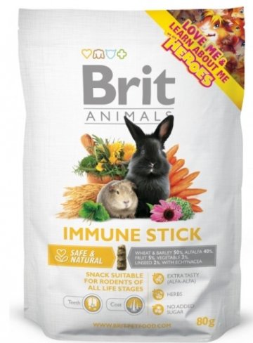 Brit Animals IMMUNE STICK for rodents 80g