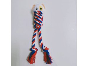 Přetahovadlo Pejsek, barevné, bavlna polyester 27cm Přetahovadlo Pejsek, barevné, bavlna polyester 27cm