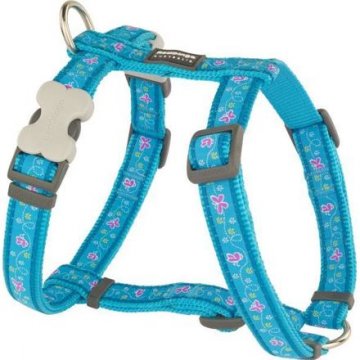 Postroj RD 12 mm x 30-44 cm - Butterfly Turquoise Postroj RD 12 mm x 30-44 cm - Butterfly Turquoise
