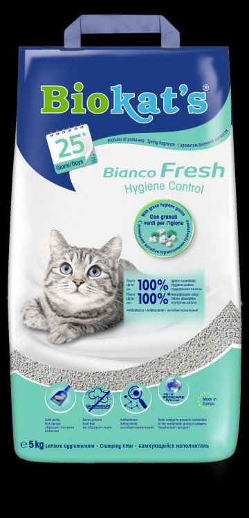 Biokat´s Bianco Fresh Control podestýlka 5kg