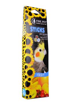FINE PET Tyčinka Korela ovoce 2ks/110g FINE PET Tyčinka Korela ovoce 2ks/110g