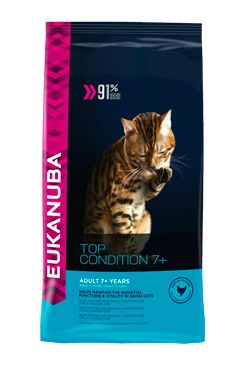 Eukanuba Cat Senior 7+ Top Condition Chicken 4kg Eukanuba Cat Senior 7+ Top Condition Chicken 4kg