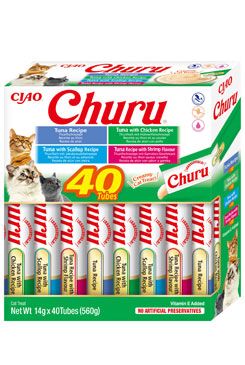 Churu Cat BOX Tuna Seafood Variety 40x40g