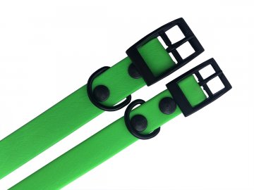 Obojek voděodolný 35cm/16mm neonově zelený