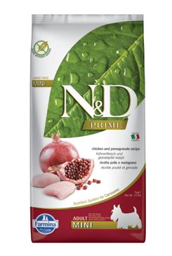 N&D PRIME DOG Adult Mini Chicken&Pomegranate 7kg