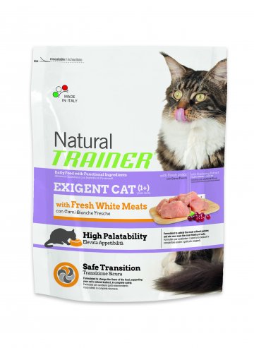 TRAINER Natural Cat Exigent drrůbeží maso 300g