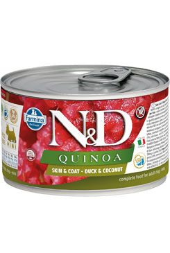 N&D DOG QUINOA Adult Duck & Coconut Mini 140g N&D DOG QUINOA Adult Duck & Coconut Mini 140g