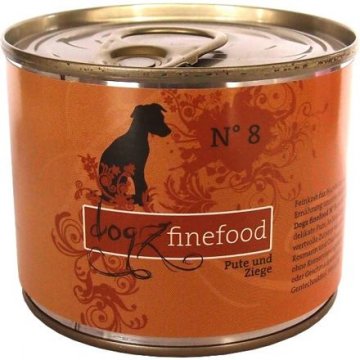 Konz. DF No.8 - s krůtím a kozím masem 200 g Konz. DF No.8 - s krůtím a kozím masem 200 g
