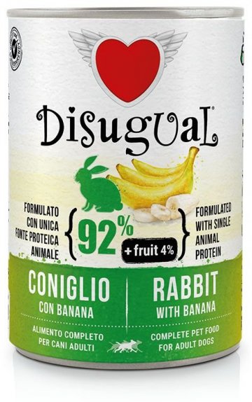 Disugual Fruit Dog Rabbit with Banana konzerva 400g