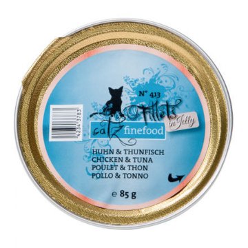 CF Fillets No.413 - kuřecí maso a tuňák 85 g CF Fillets No.413 - kuřecí maso a tuňák 85 g