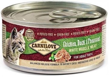 Carnilove WMM Chicken, Duck & Pheasant for Adult Cats 24x100g Carnilove WMM Chicken, Duck & Pheasant for Adult Cats 24x100g