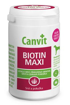 Canvit Biotin Maxi pro psy ochucený 230g Canvit Biotin Maxi pro psy ochucený 230g