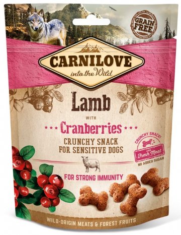 Carnilove Dog Crunchy Snack Lamb & Cranberries…