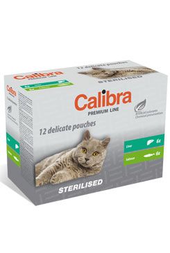Calibra Cat kapsa Premium Steril. multipack 3x(12x100g)