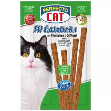 Perfecto Cat Masové tyčky králík & drůbeží 50g (10ks)